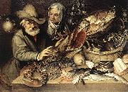 PASSEROTTI, Bartolomeo The Fishmonger's Shop agf oil painting